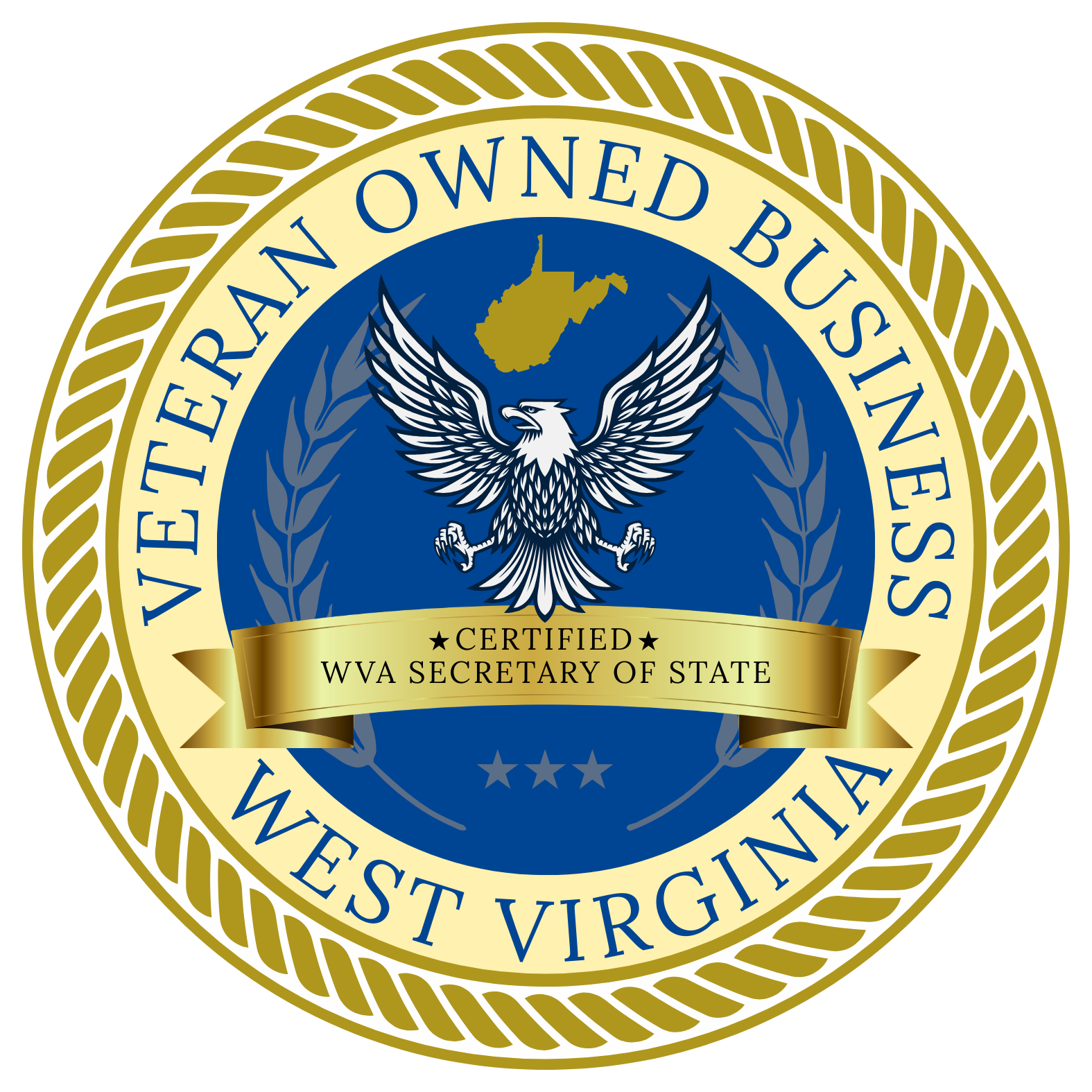 West Virginia Certified Veteran-Owned Business logo