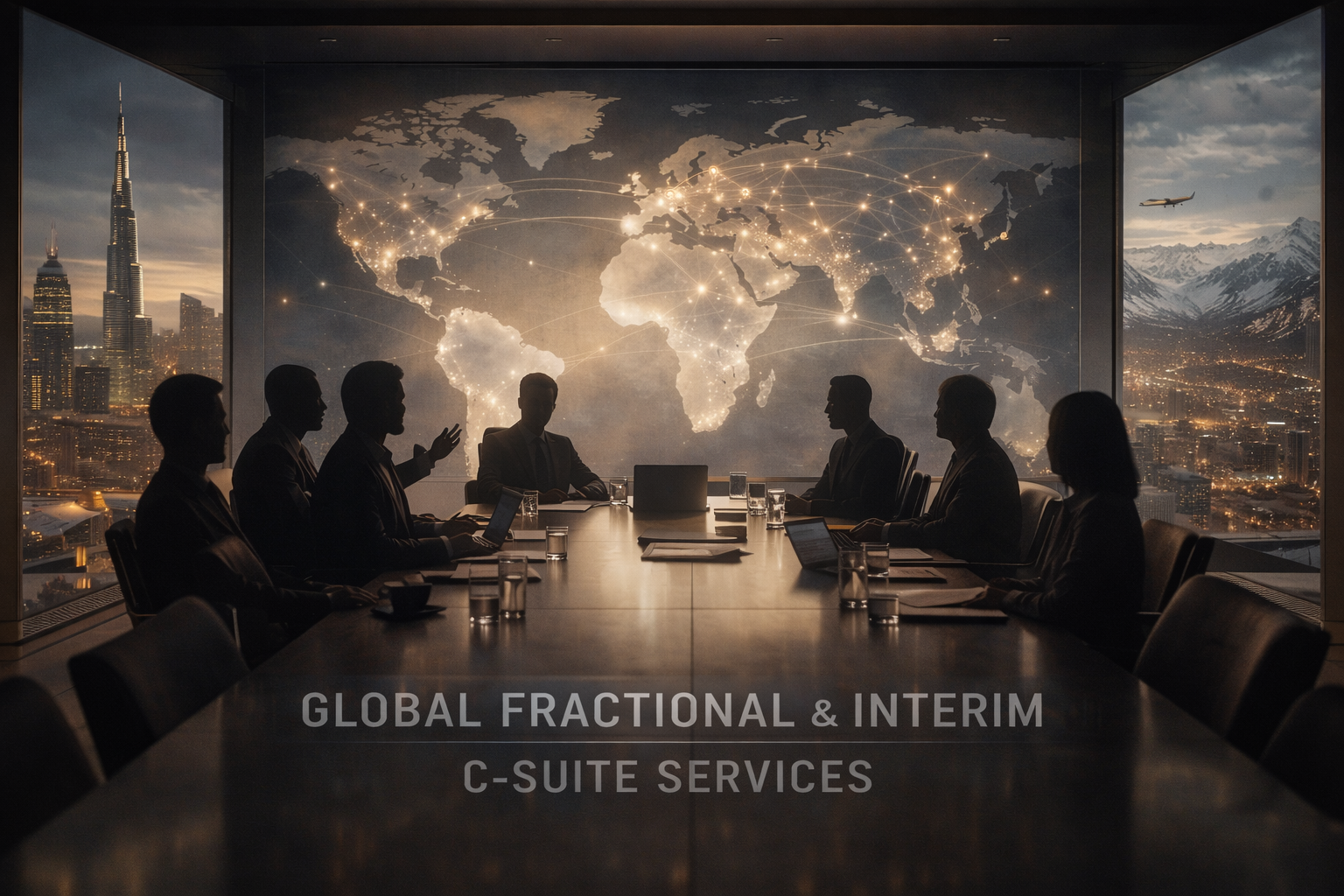 Global Fractional and Interim          C-Suite Services