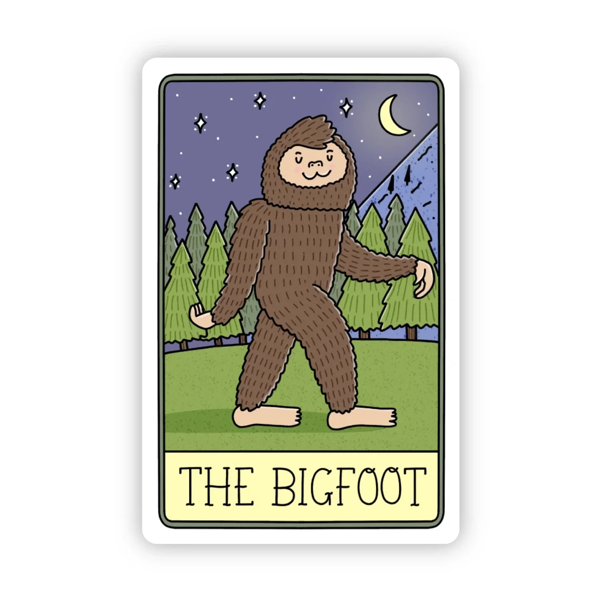 Bigfoot Tarot - Sticker