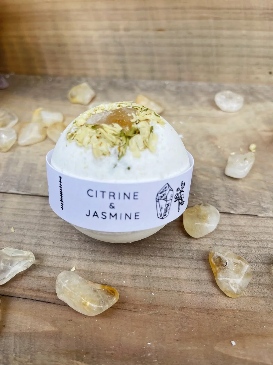 Citrine & Jasmine Bath Bombs: Regular, Medium