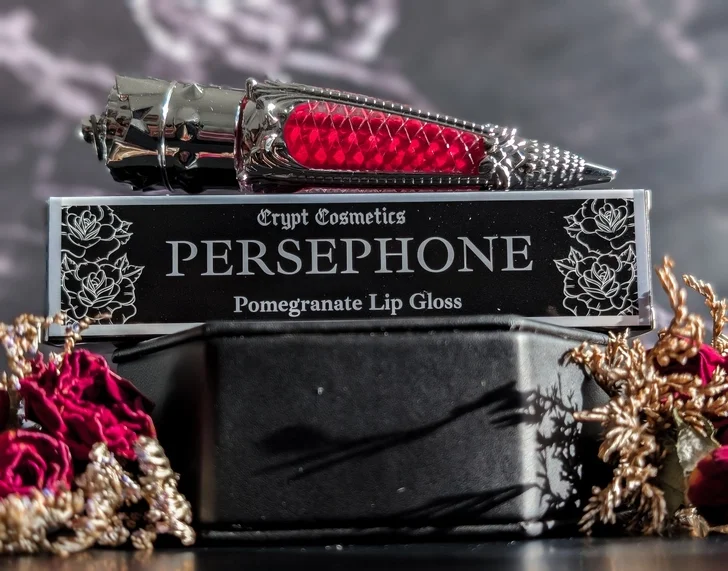PERSEPHONE (Silver edition) - Pomegranate pink lip gloss