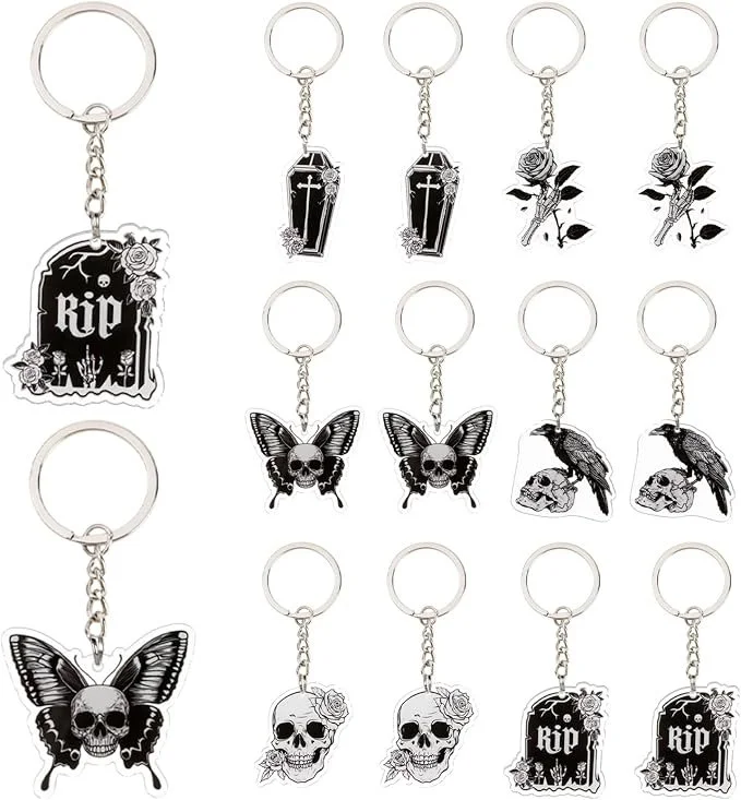 Resin Gothic Keychains