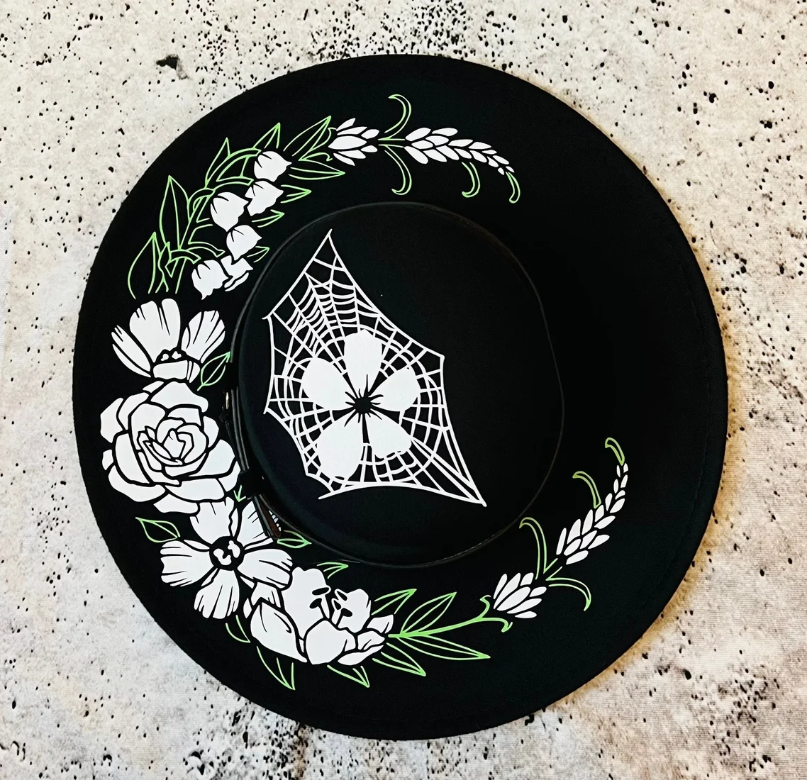 Vegan Felt Wide Brim Hat