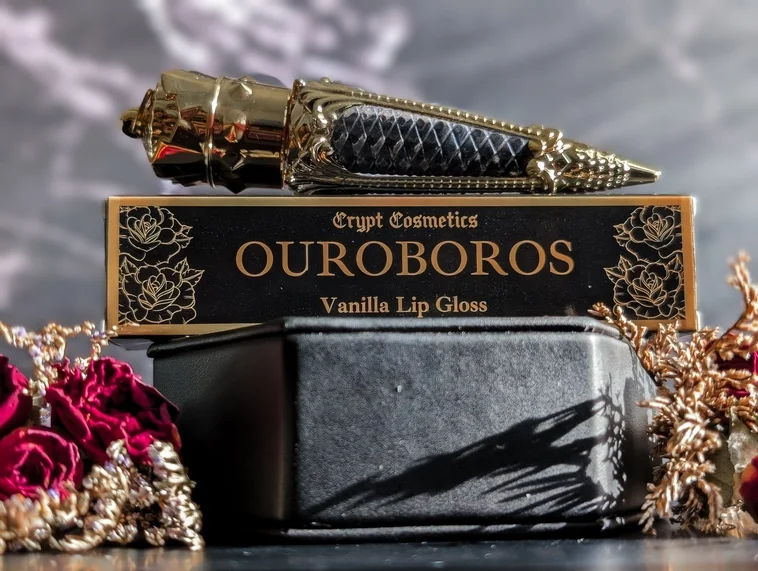 OUROBOROS - Black colored vanilla lip gloss