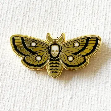 Death Head Moth Pin