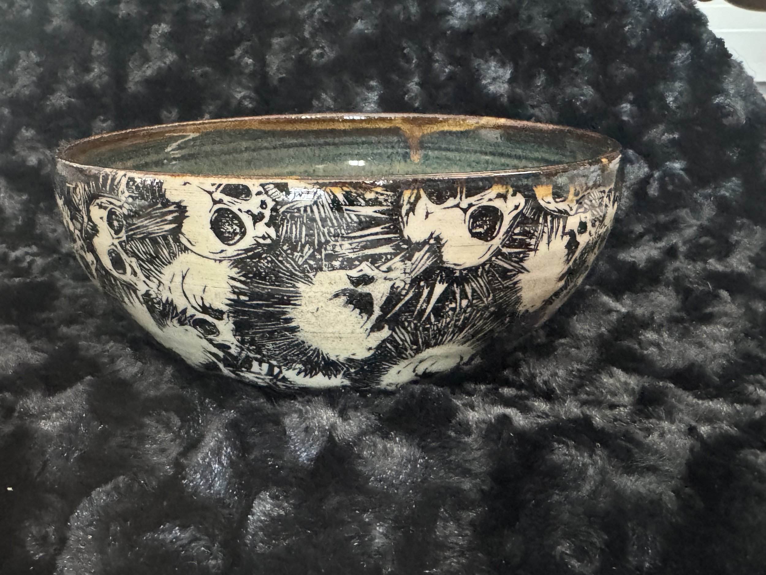 Large Bowl - Punk Skulls