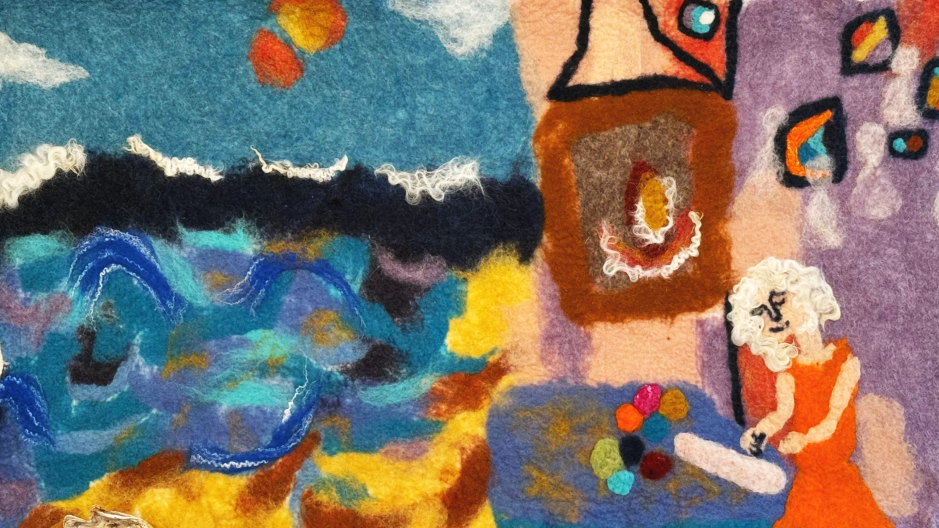 Innenraum mit Küste