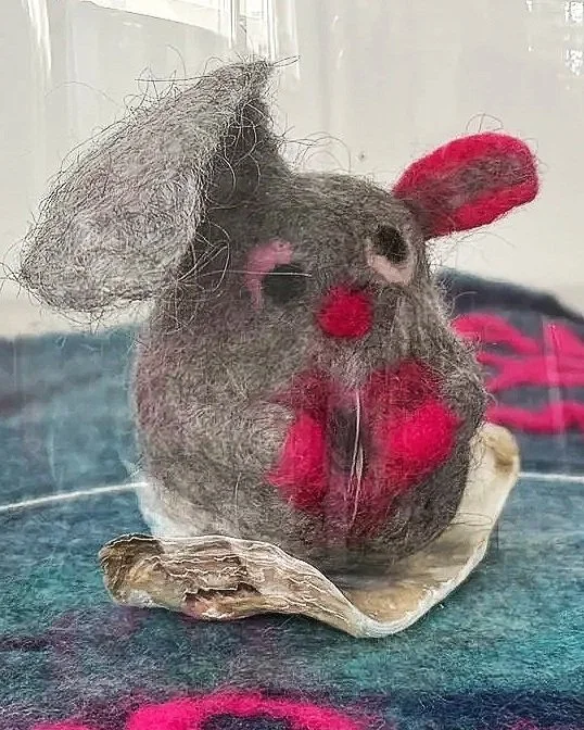 Rosie – W-Wesen mit Rosenquarz.
Ein stiller Begleiter für Selbstliebe, Geborgenheit und die Bereitschaft, Zärtlichkeit über die eigene Blase hinaus zu tragen.