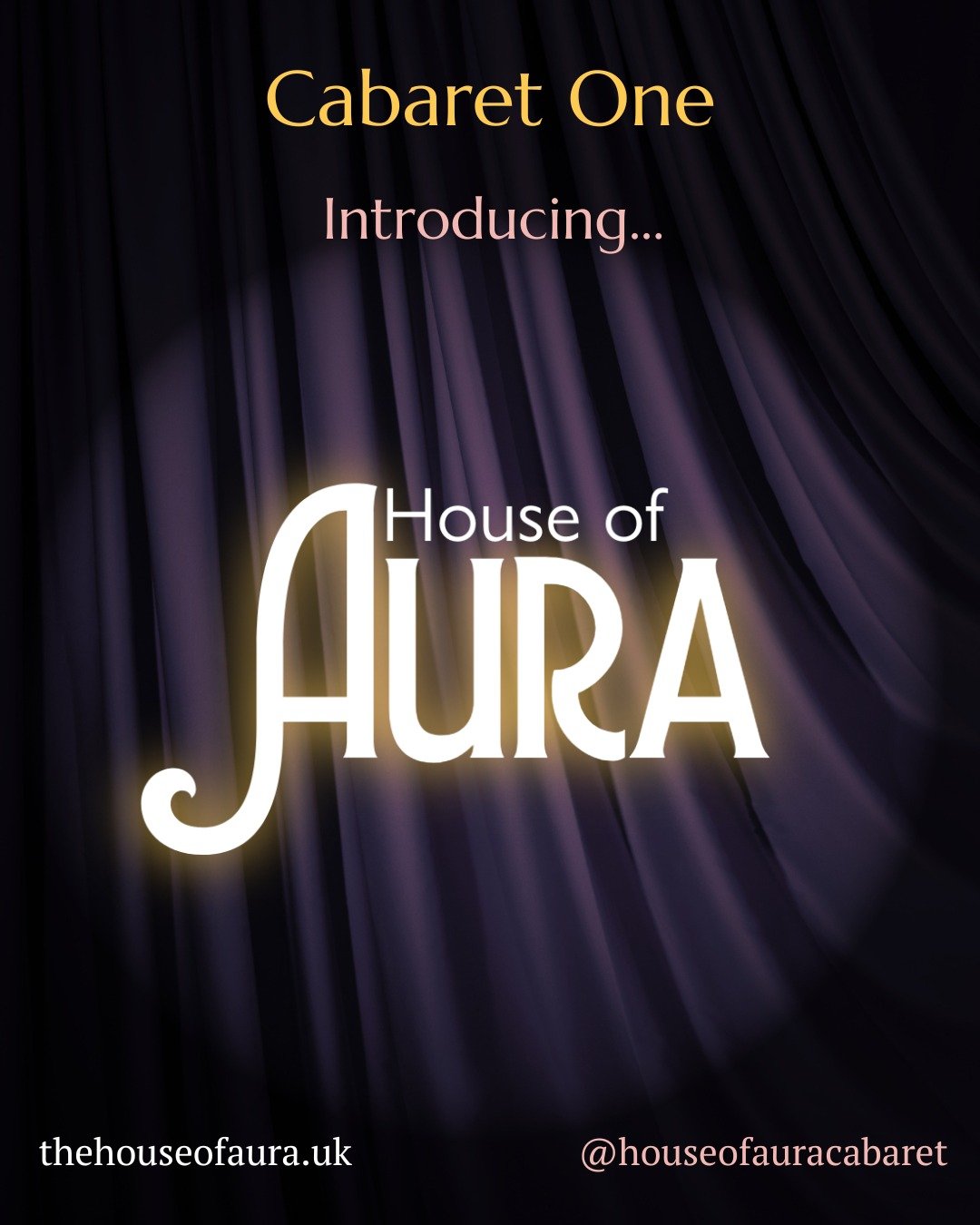 One. More. Day!

Today, on the eve of Cabaret One, we look at the House of Aura itself. Producer @DebAura formed the House of Aura both to fill what she saw as a gap in the market for a quirky, broad brush variety show, but also to give a platform to