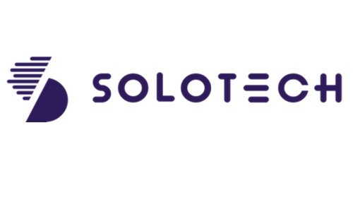 The logo of SOLOTCH featuring a stylized purple and black graphic and the company name in purple font.