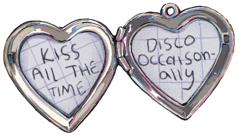 Locket Sticker design for local event