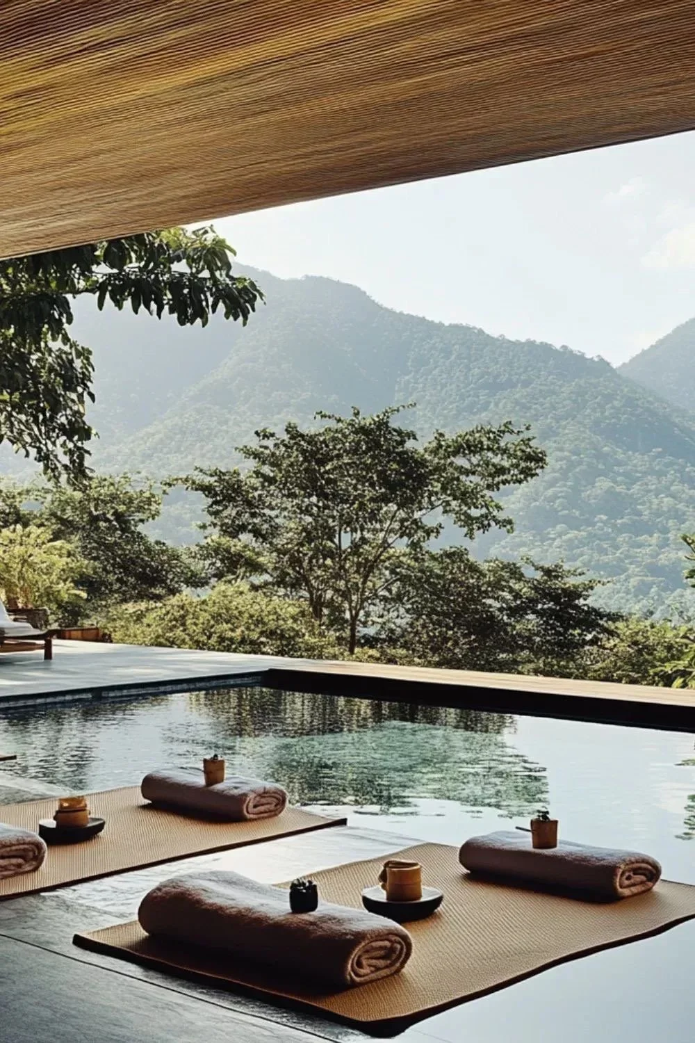 Ski slope with cloud coverage