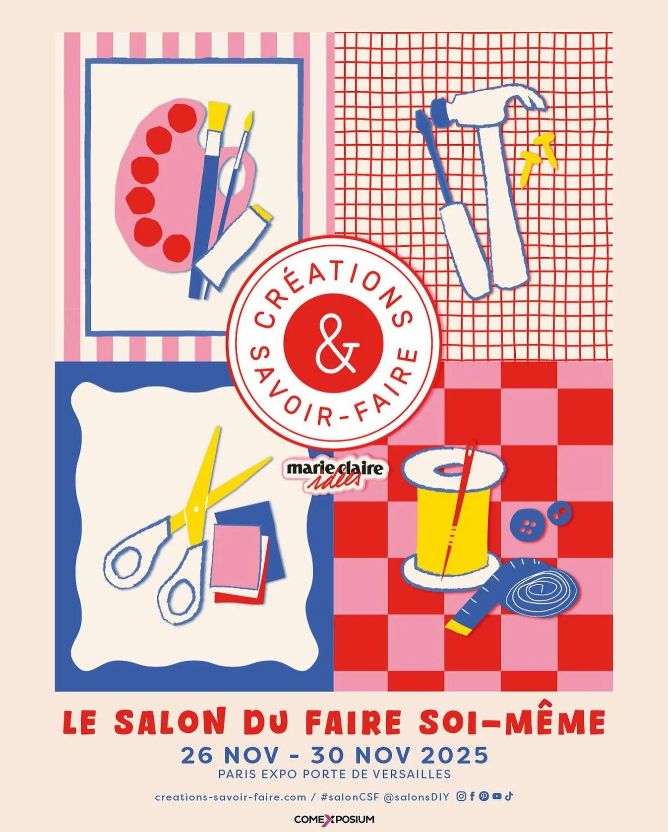 Plus que 9 jours avant le salon Cr&eacute;ations &amp; savoir-faire&hellip; et cette ann&eacute;e, je me lance ! 🚀

Cela fait plusieurs mois que je pr&eacute;pare en secret un projet qui me tient &agrave; c&oelig;ur. 

C&rsquo;est un beau d&eacute;f