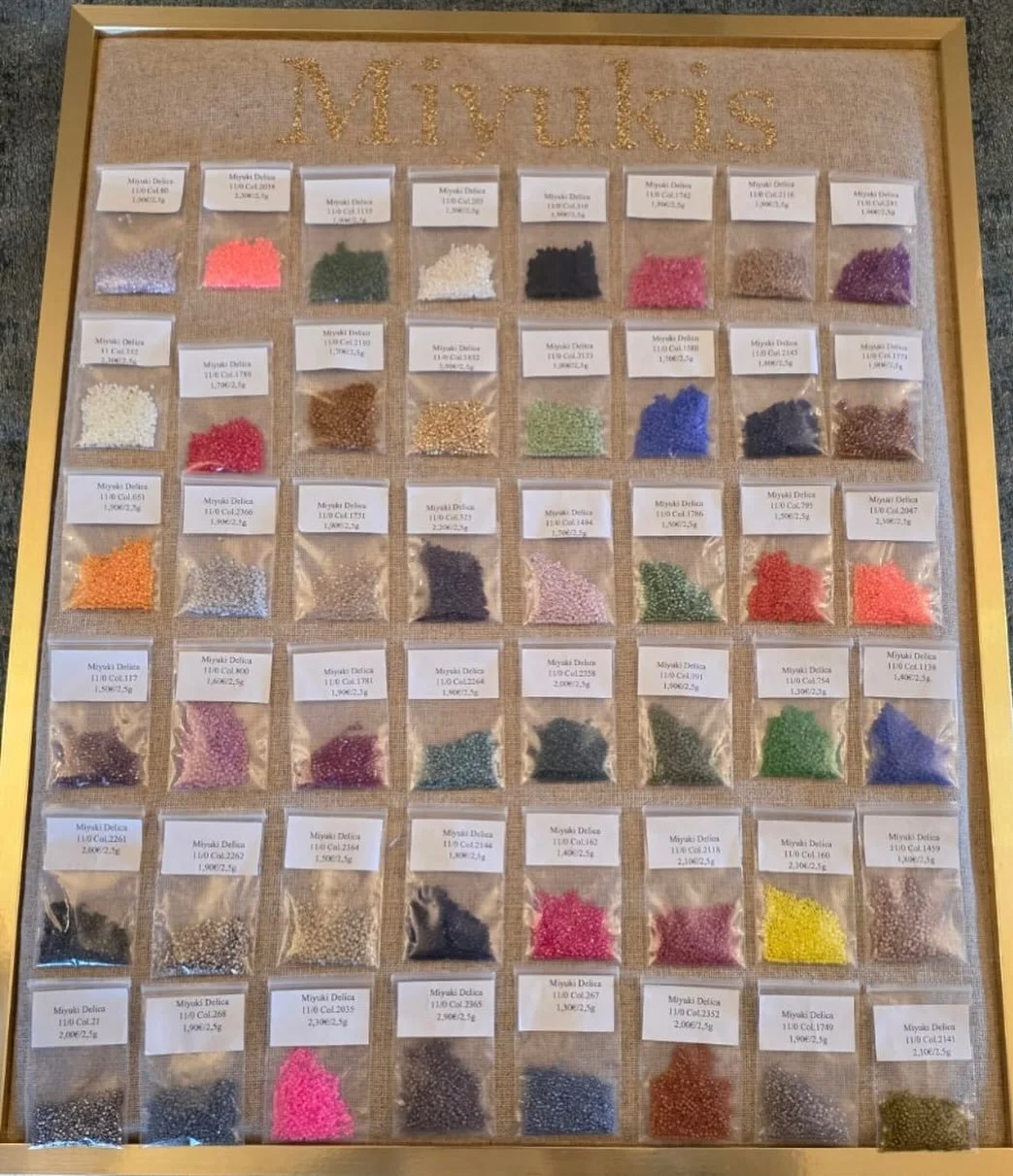 ✨ Nouveaut&eacute; sur notre site ! ✨

D&eacute;couvrez d&egrave;s maintenant 48 couleurs de perles Miyuki 11/0 disponibles sur notre site internet 🧵💫

Lien du site sur notre compte Instagram !

🚚 Livraison offerte d&egrave;s 50 &euro; d&rsquo;ach
