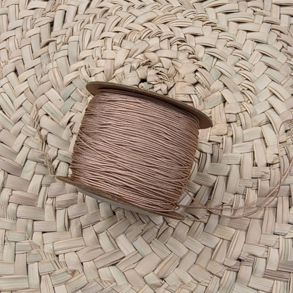 Fil de Jade vieux rose 5 mm