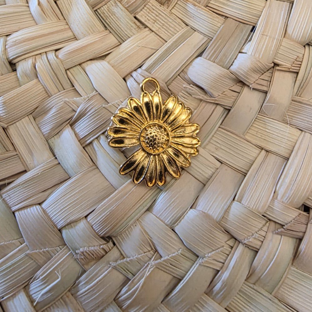 Breloque Fleur Dorée