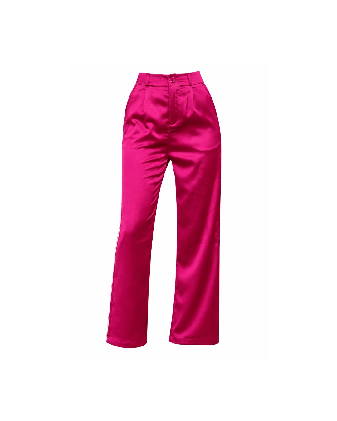 Women's Wide Leg Satin Silky Casual Dress Cocktail Party High Waist Pants