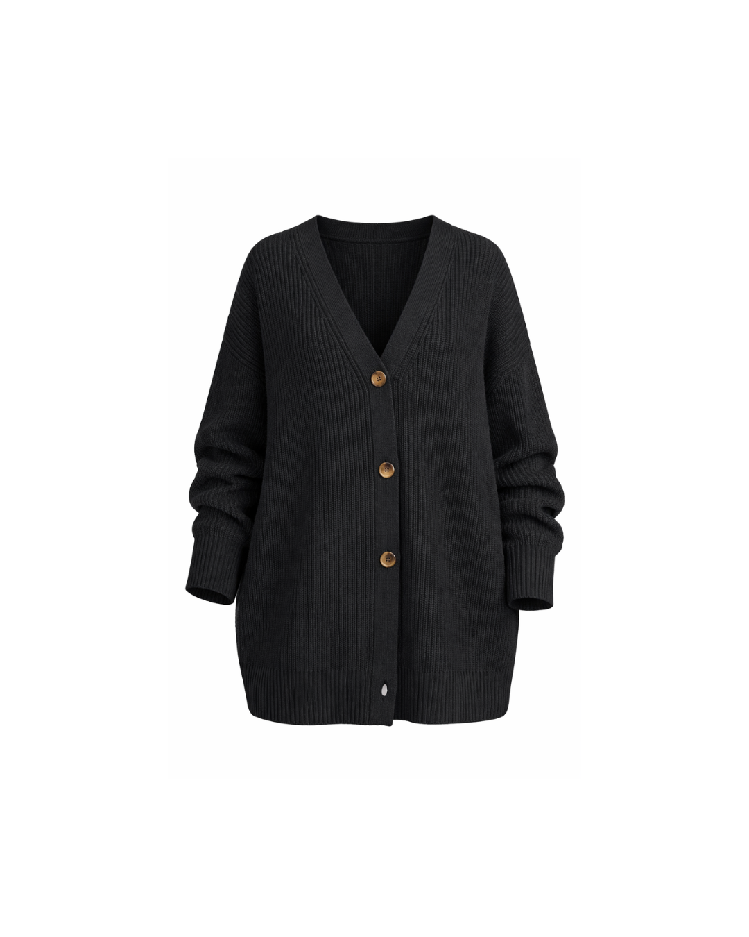 LILLUSORY Women Oversized Cardigan Sweater 2025 Fall Outfits Cloth Fashion V Neck Knit Button Front Casual Trendy Tops