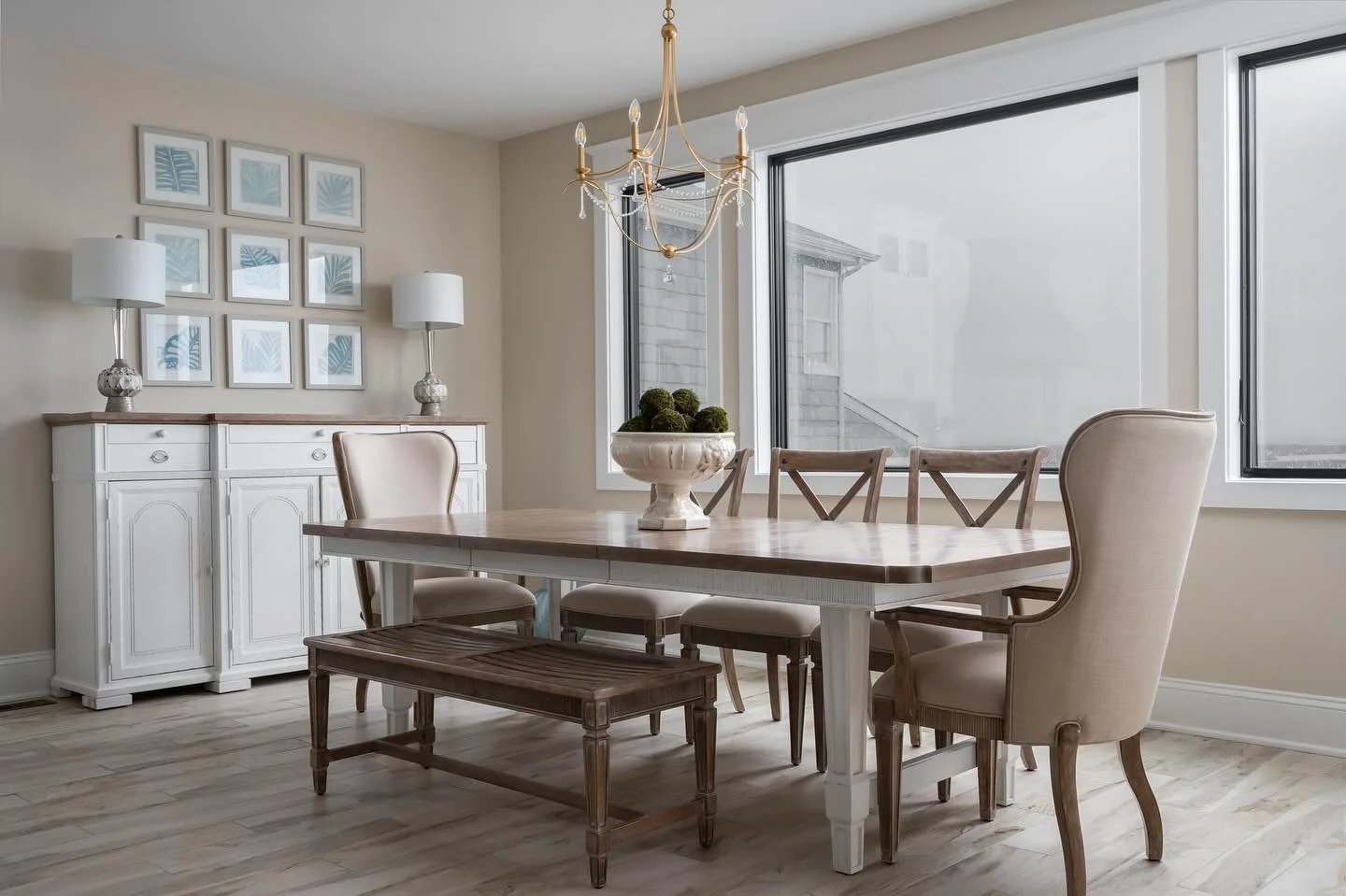 A relaxing coastal retreat at this beautifully designed Brigintine home.

The dining area, living room, and kitchen all tied together to create a truly inspiring home.

Design: @idesign_interiorsllc 

All photos shot and copyrighted by @willventuresp