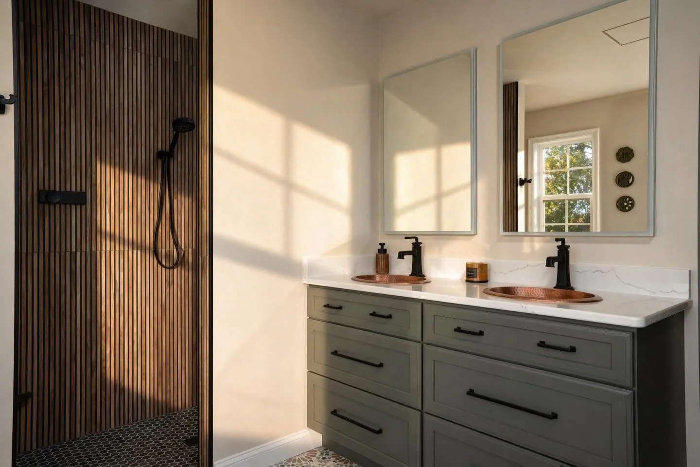 Something about that spring morning sunshine.

This beautiful bathroom remodel really shows off in the early morning light. Shower and get ready, happy Monday!

Design | Build: @ayars_complete 

Photos shot and copyrighted by @willventuresphoto pleas