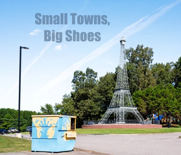 small towns big shoes book cover