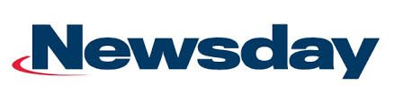 Newsday logo with bold blue text and a red swoosh underneath