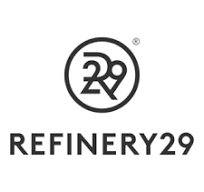 Refinery29 logo with the text 'REFINERY29' beneath it.