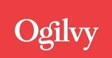 Ogilvy logo on a red background