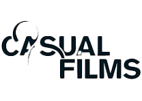 Logo for CN Visual Films, featuring stylized text and a film strip icon.