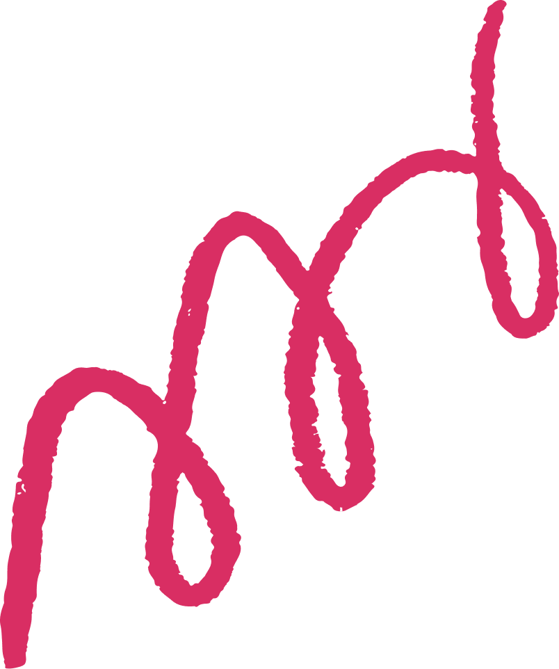 Pink handwritten style text spelling 'love' on a black background.