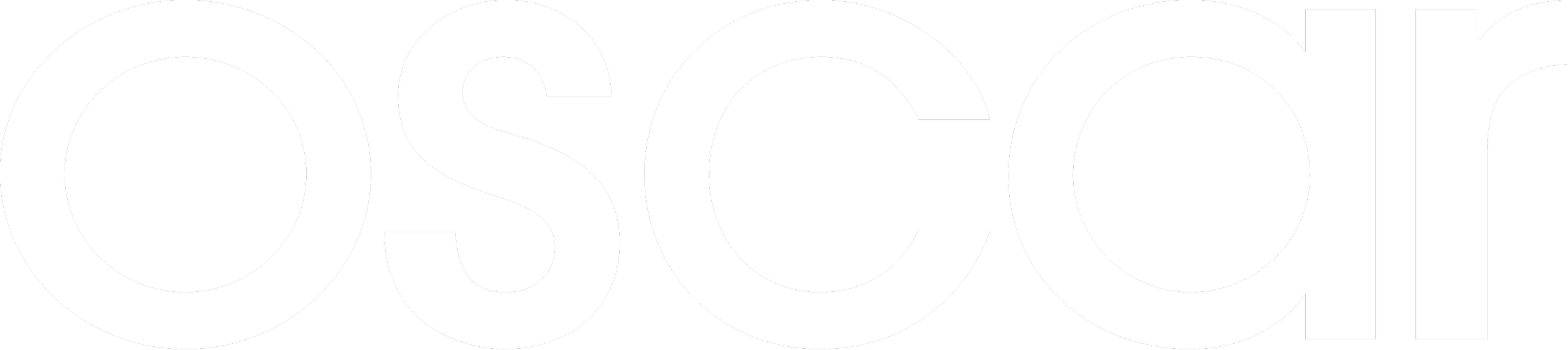 Close-up of the word "Osscom" in black and white, with large, bold letters.
