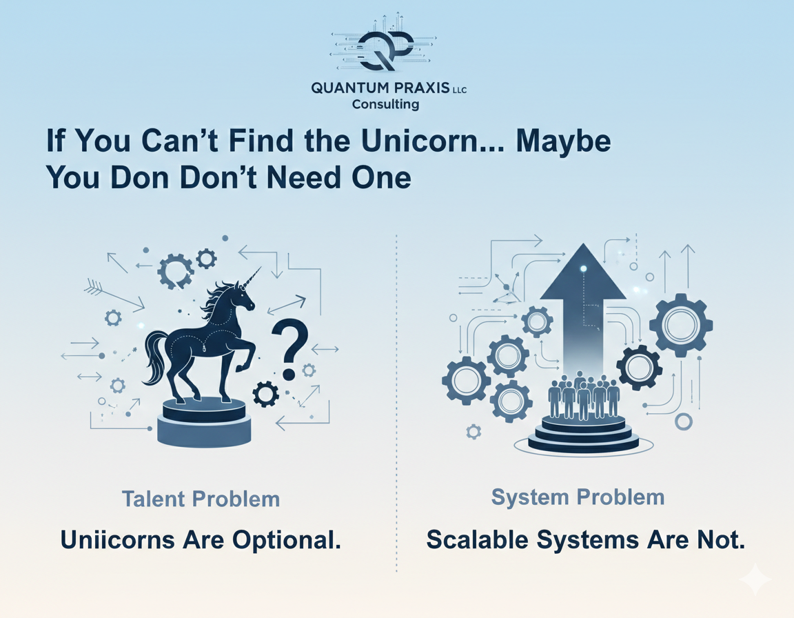 🦄 Think You Need a Unicorn? You Might Just Need a System.