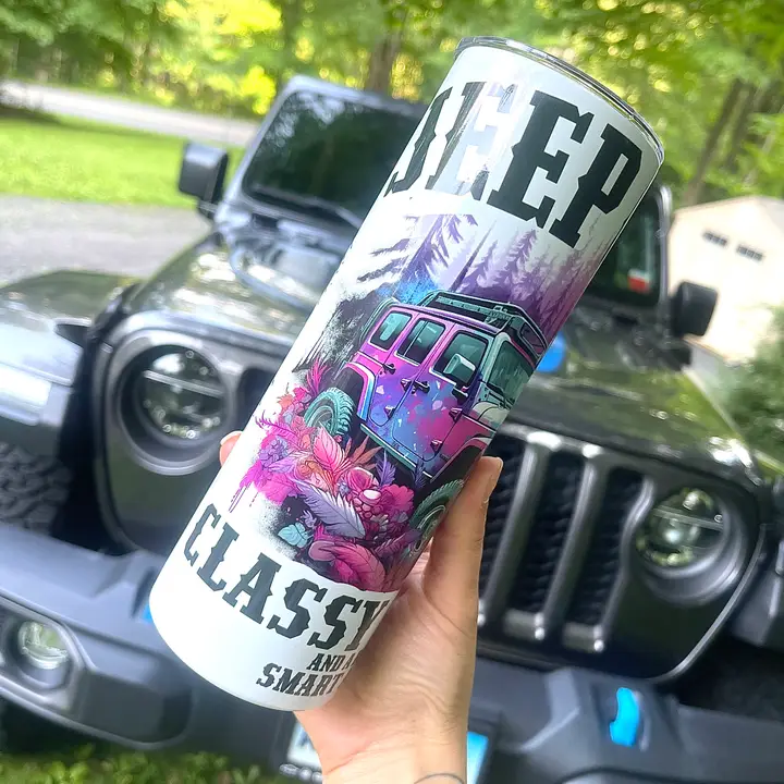 Jeep Girl Kinda Sassy Smart 20 oz Tumbler