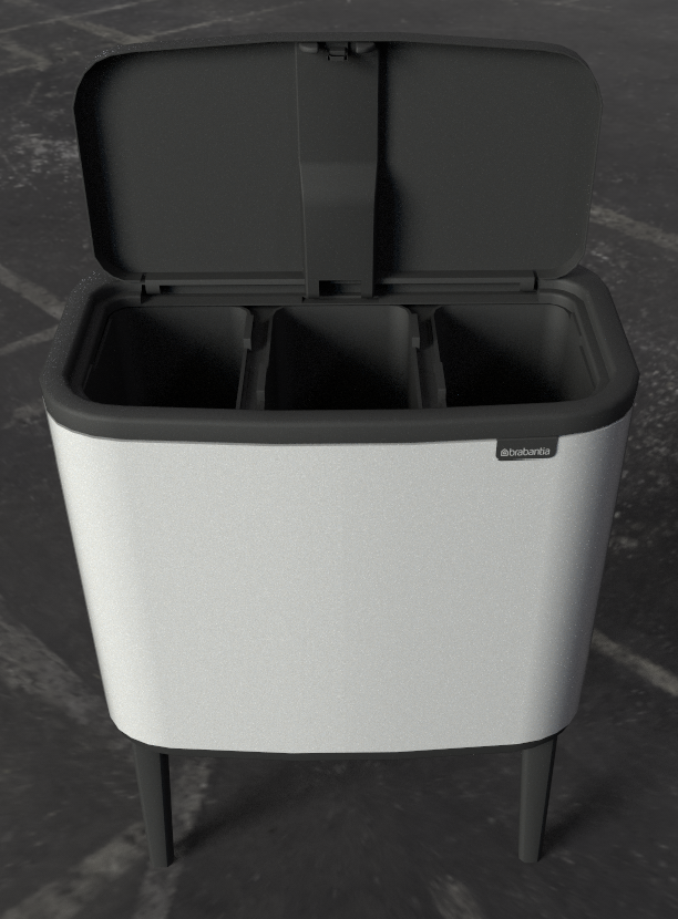 Brabantia bin I made for a company working with Augmented Reality as an art test.