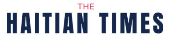 Logo of The Haitian Times with the publication name in bold and red text.