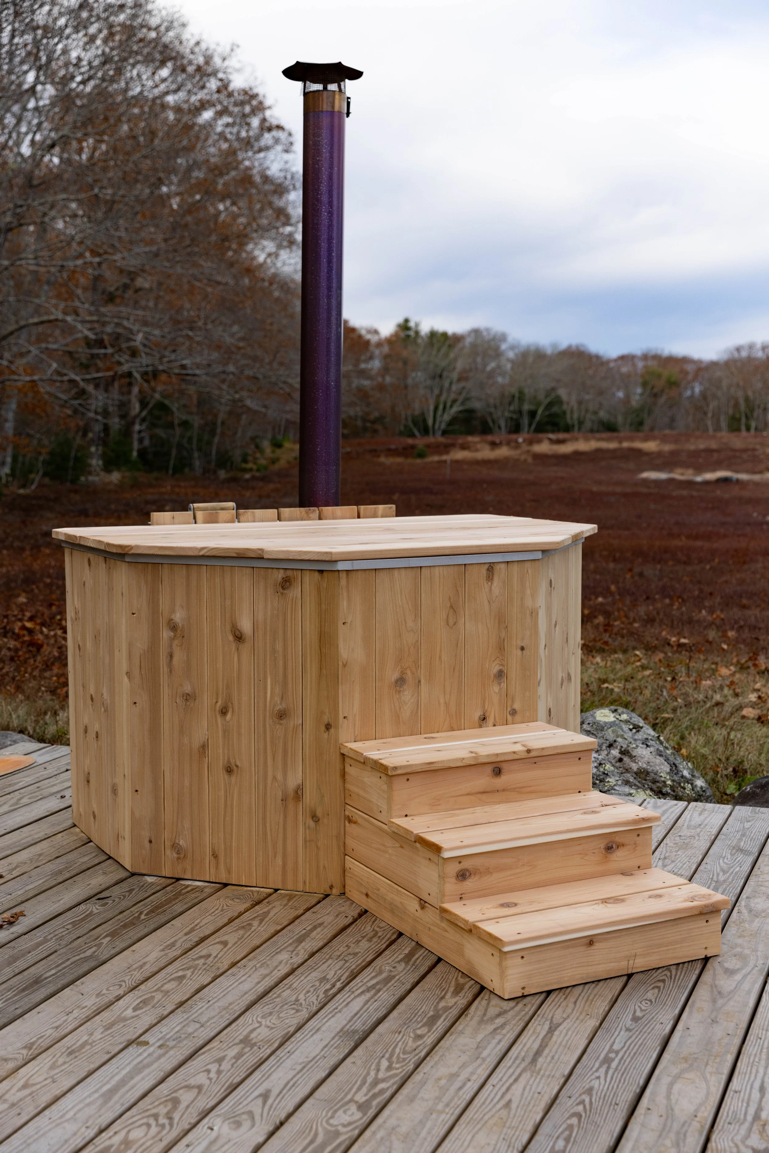 Octagram Wood Fired Hot Tub