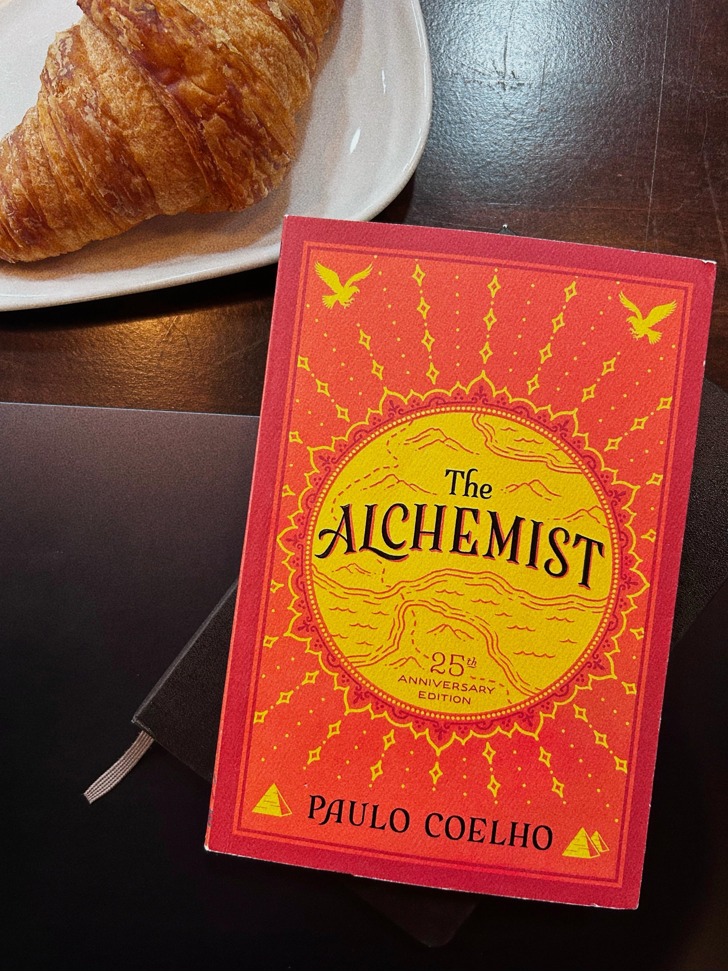 Message received ✨ The Alchemist, by Paulo Coelho, is June&rsquo;s Book of the month. Upon opening the book for this little photo sesh this is what we read &hellip; 

&ldquo;I&rsquo;m going to go back to doing just what I did before, the boy thought.