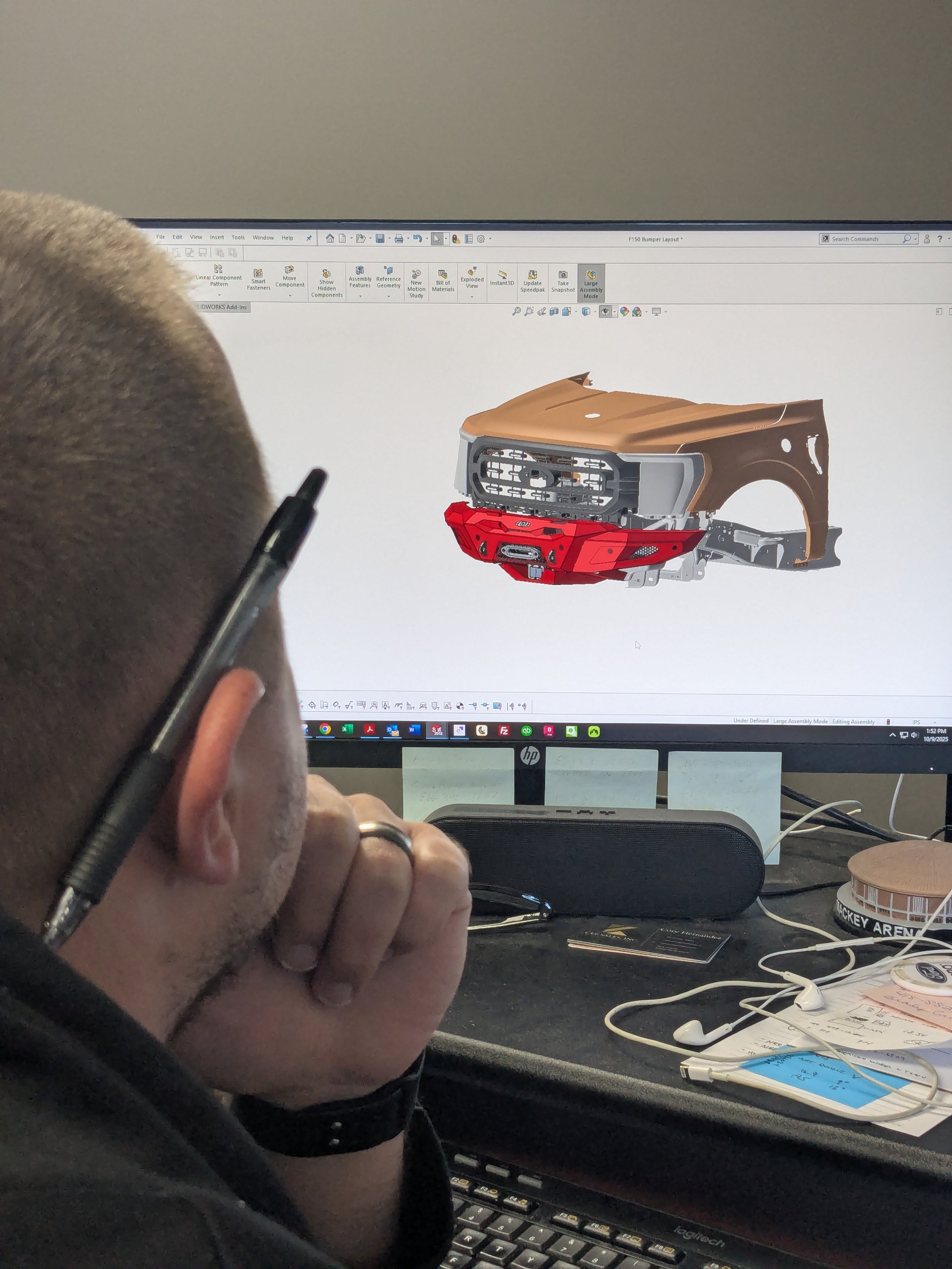 using CAD software to view a 3d object