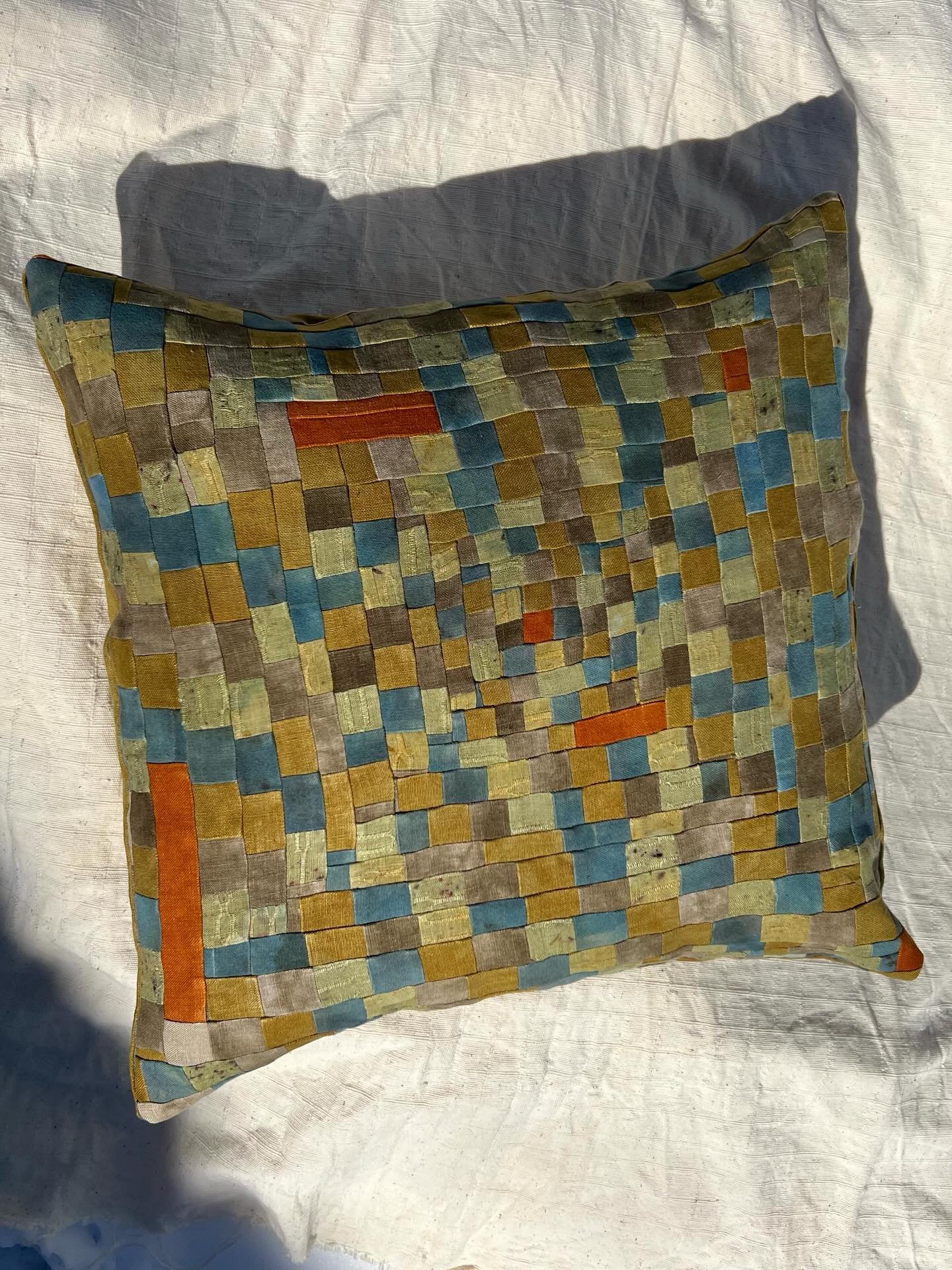 New favorite pillow unlocked&hellip;. Love this one because it&rsquo;s the most involved one yet and also my most intuitive. I&rsquo;m getting into a good practice this winter of making pillow after pillow and baking loaf after loaf and really loving