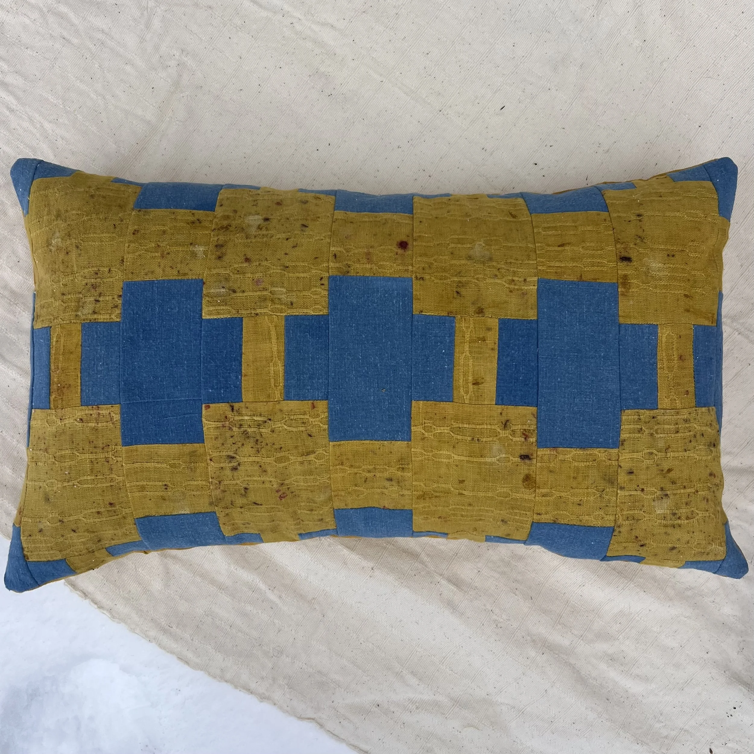 Blue Cross Pillow