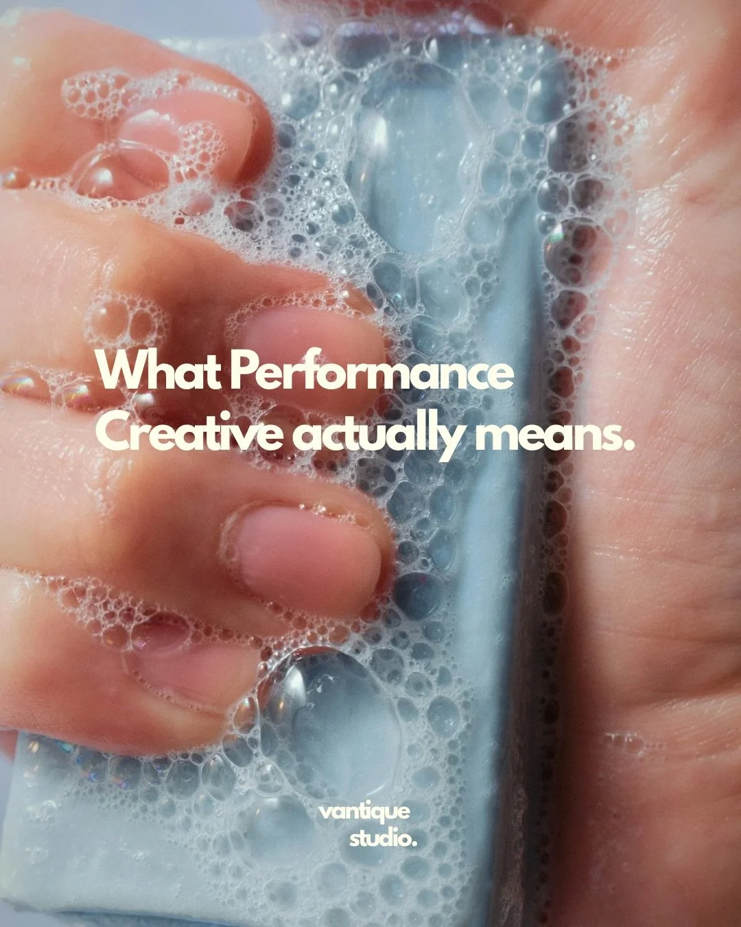 Performance Creative isn&rsquo;t a trend 🫧.
And it&rsquo;s not just UGC with better lighting.

It&rsquo;s a system.

It starts with strategic hooks &mdash; not random concepts.
It continues with controlled aesthetics &mdash; not chaotic testing.
And