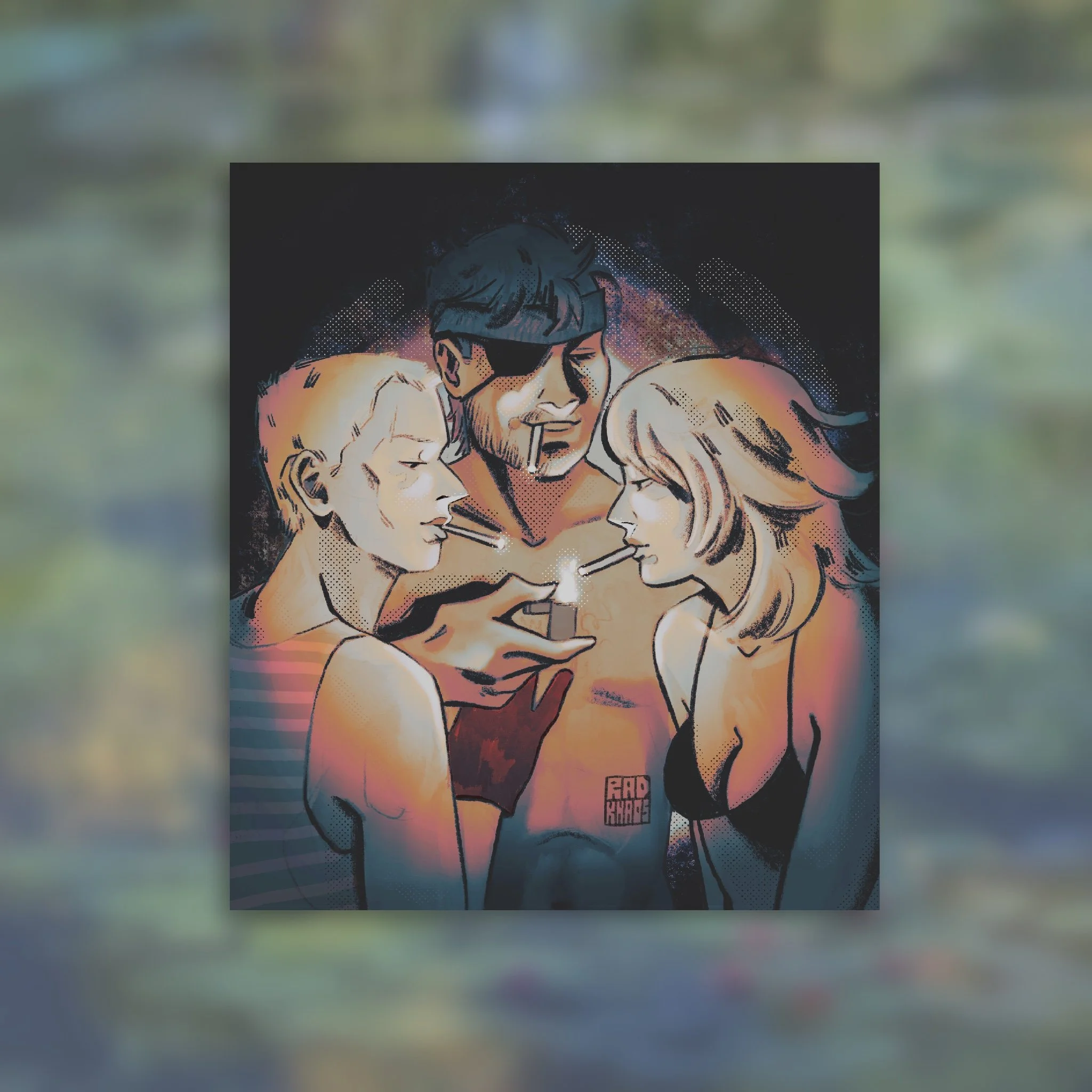 Smoke Break print