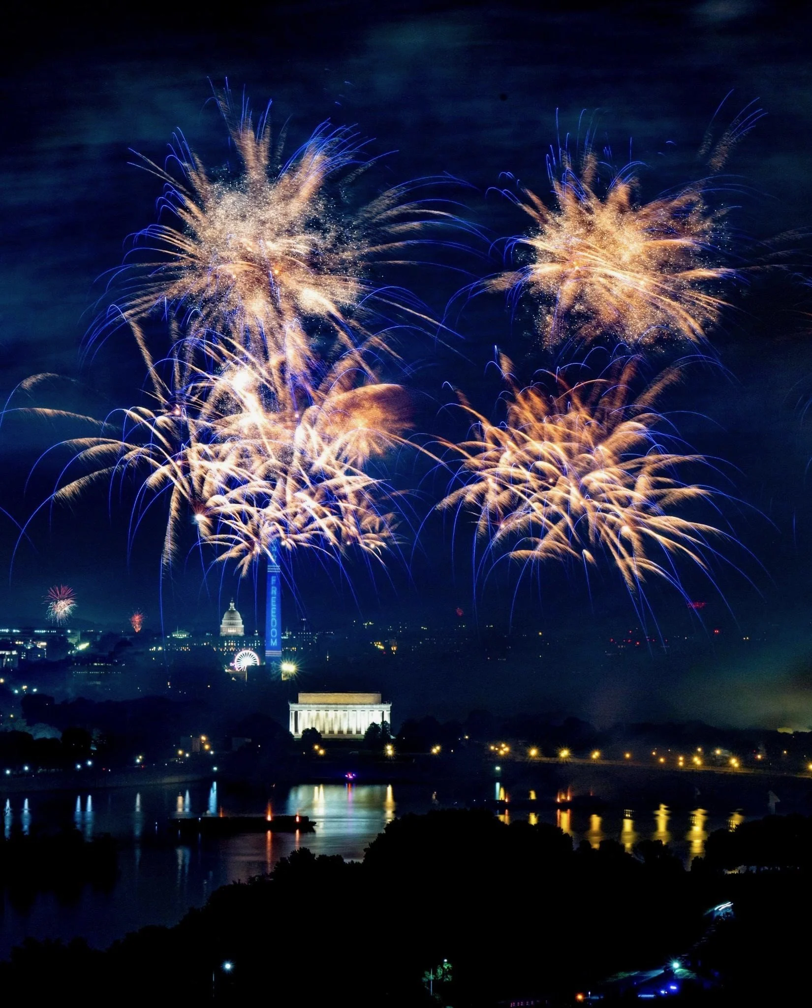 Forth of July photos from Top of The Town Rooftop. Photo credit Freedom 250.