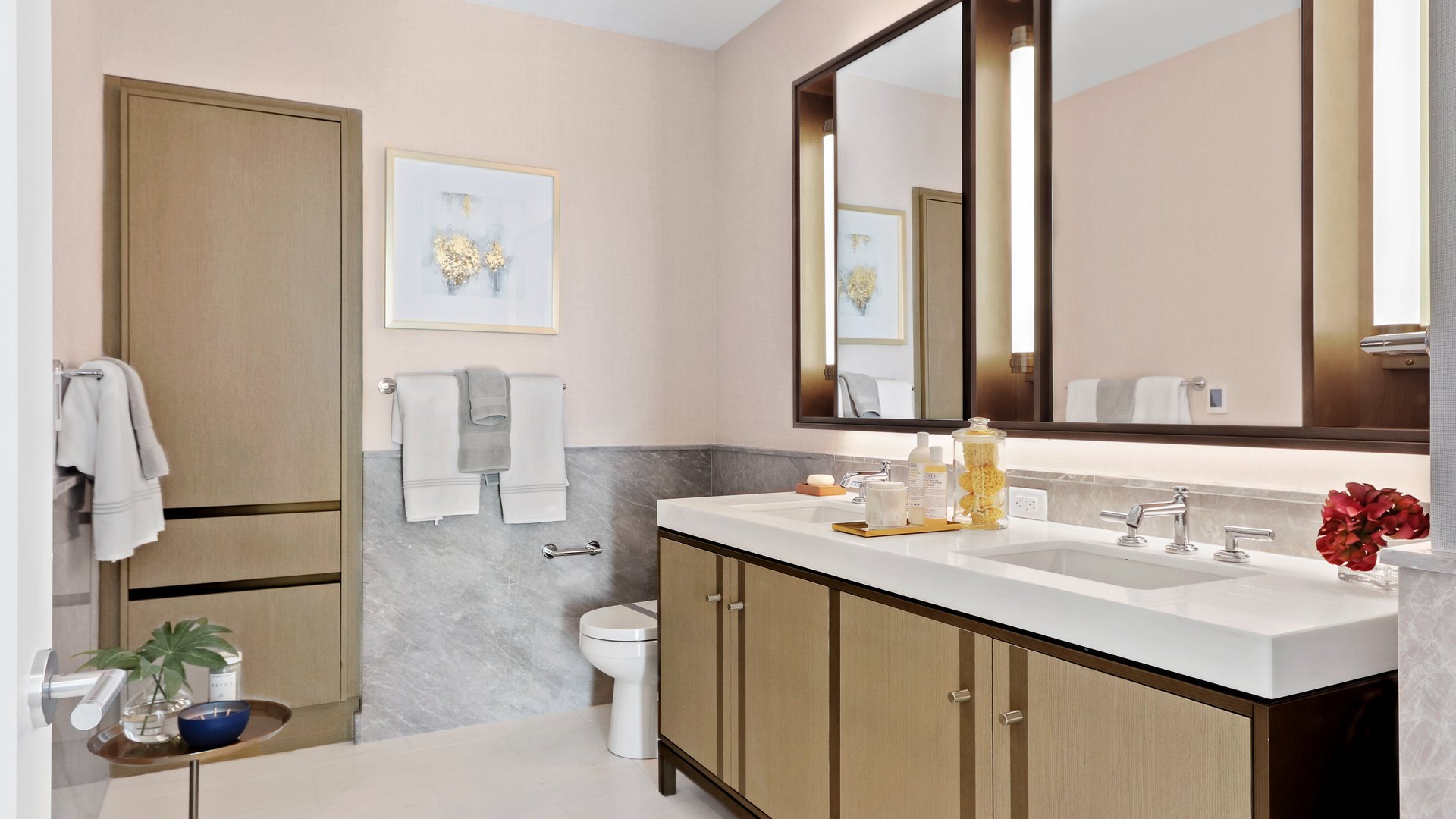 Double Vanity Bathroom