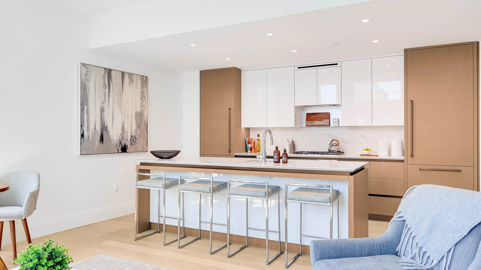 Open Living and Dining Spaces 