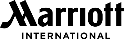 Marriott International logo in black text on a white background