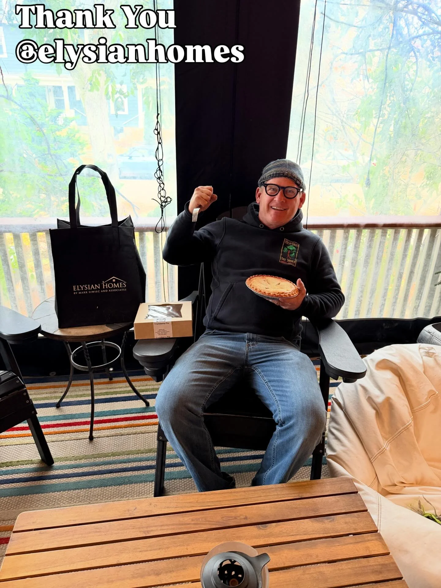 It&rsquo;s the best time of the year! Thanks @marksiwiec01 @elysianhomesny 🥧