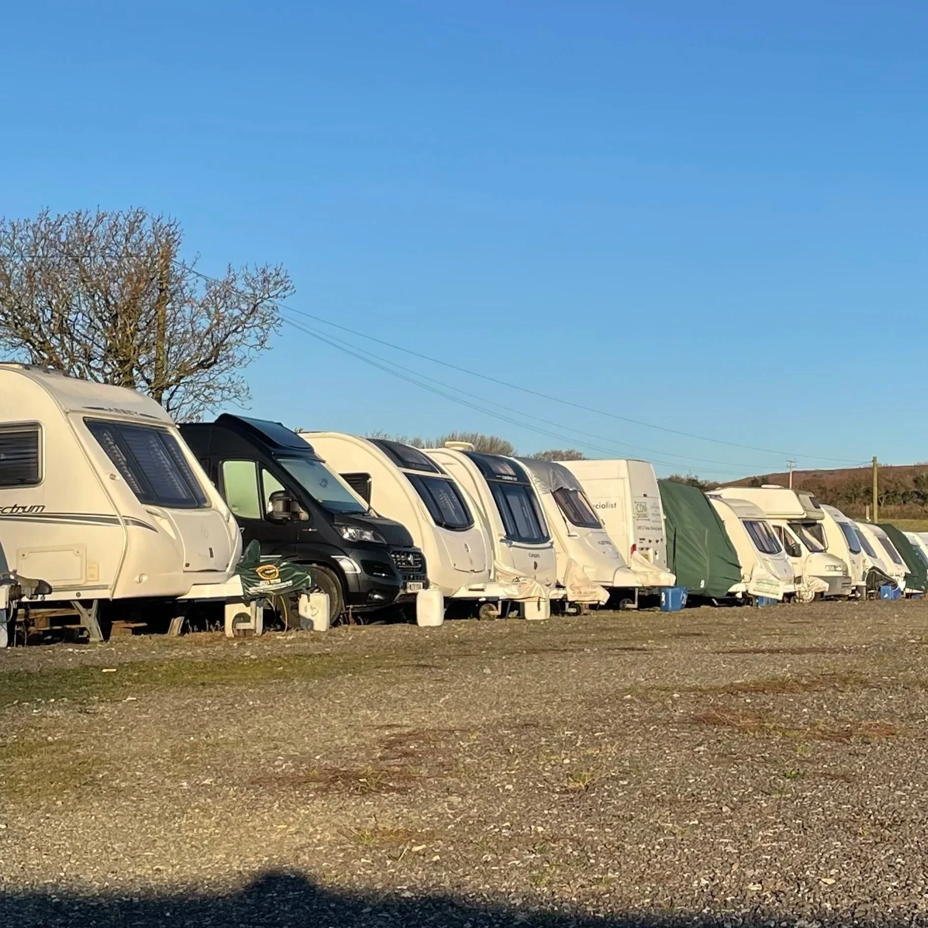 secure outdoor storage compound