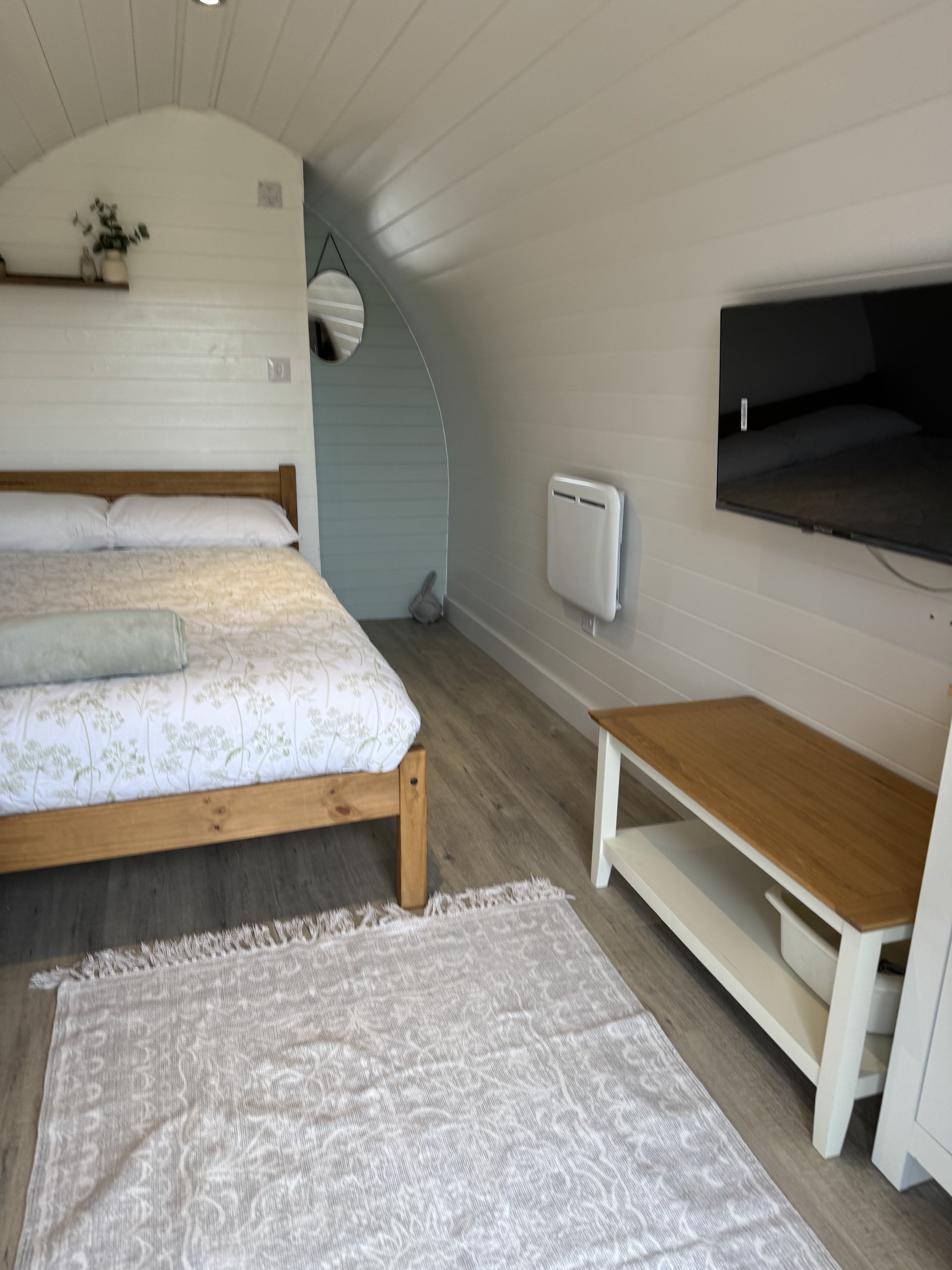 Double dreams mattress and smart TV