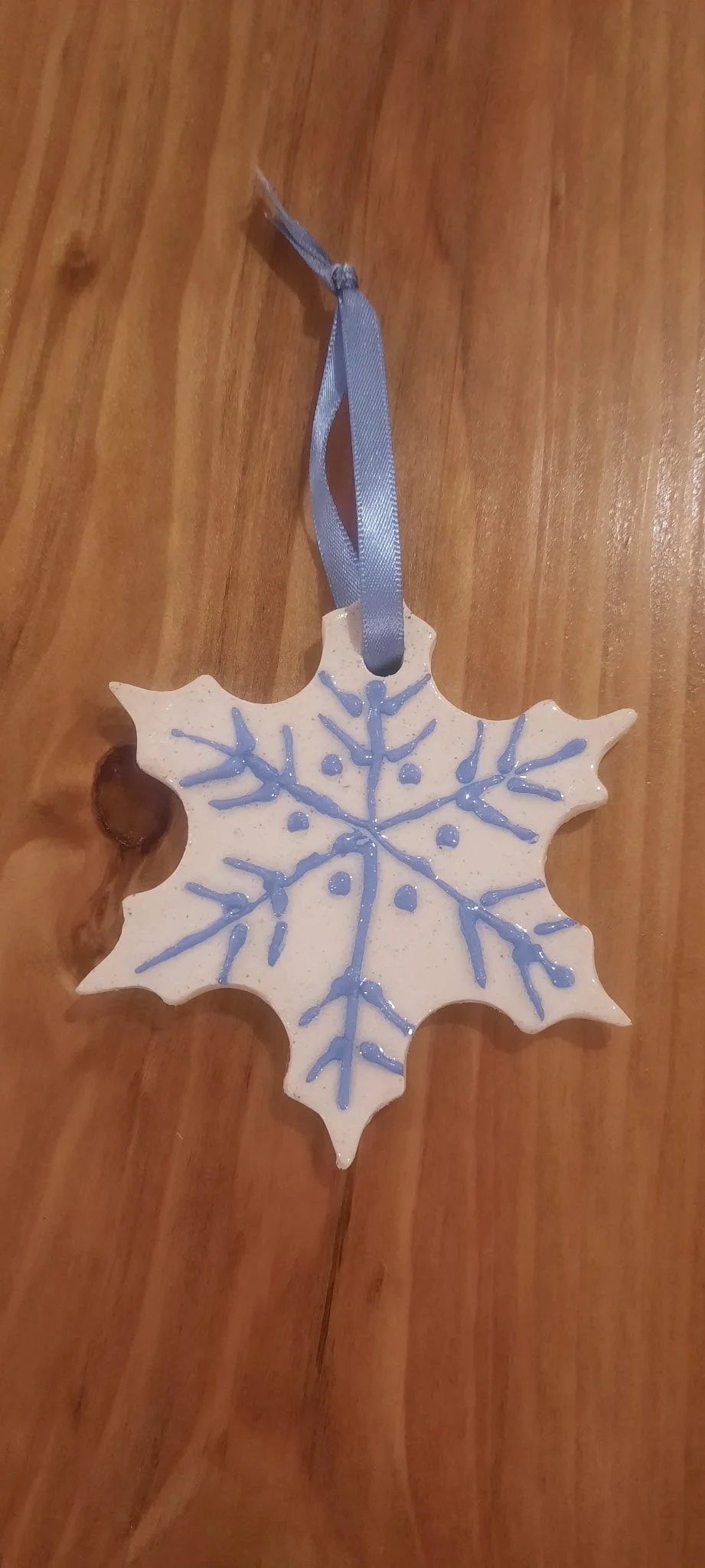 Snowflake Clay Ornaments